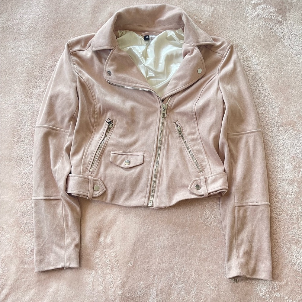 Divided by H&M Imitation Suede Biker Jacket - Picture 2 of 8